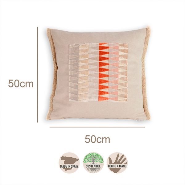 Cojín artesanal con relleno premium para cama y sofá en alta decoración elegante