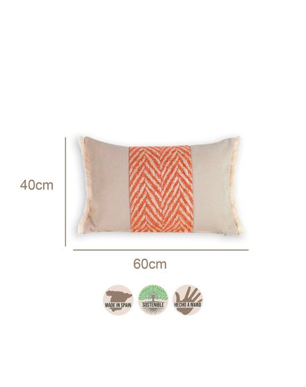 Cojín artesanal con relleno premium para cama y sofá en alta decoración elegante