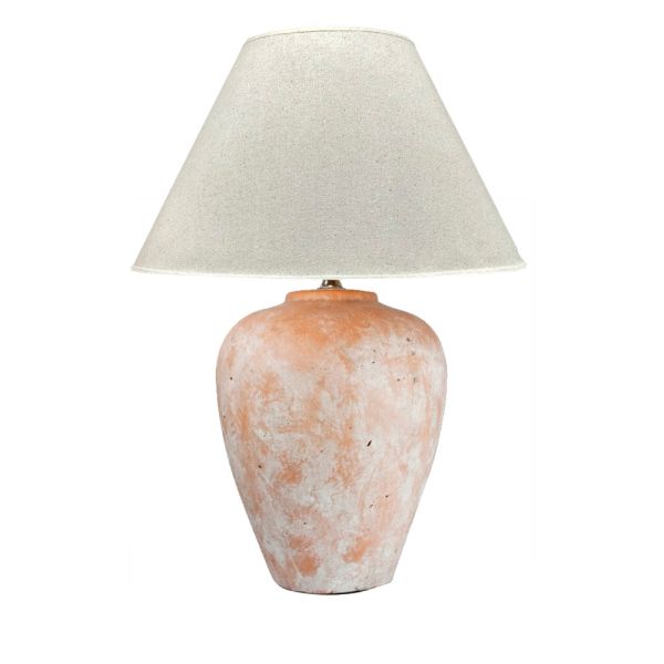 Lámpara de Mesa Terracota - Diseño Elegante y Acogedor para tu Hogar