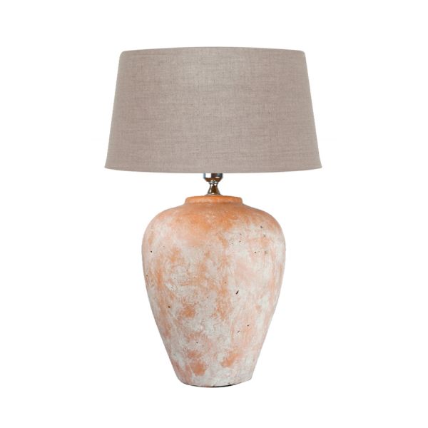 Lámpara de Mesa Terracota - Diseño Elegante y Acogedor para tu Hogar