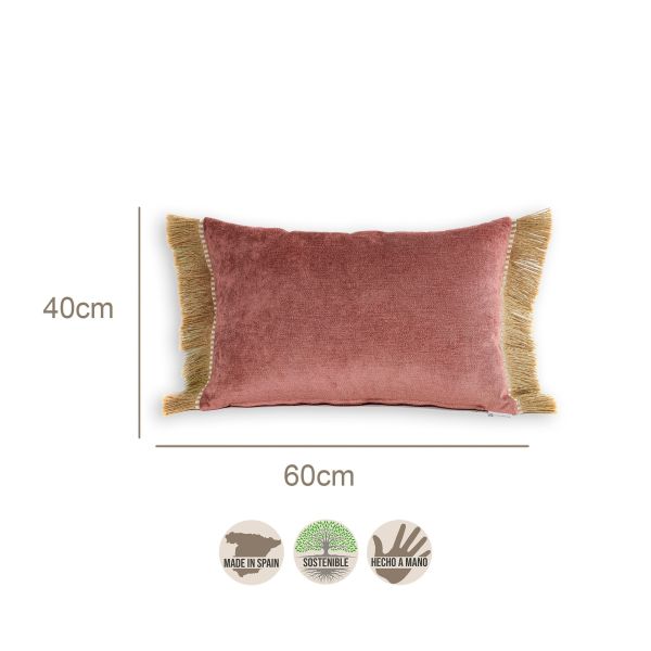 Cojín artesanal con relleno premium para cama y sofá en alta decoración elegante