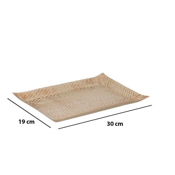 Bandeja decorativa elegante para alta decoración 