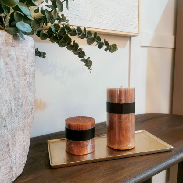 Bandeja decorativa elegante para alta decoración 