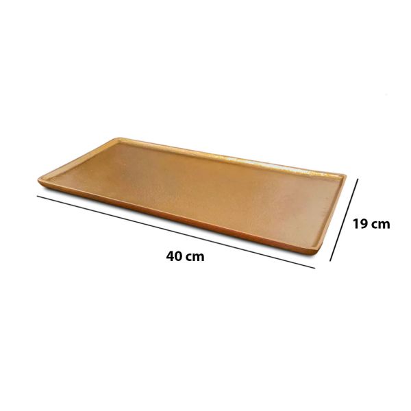 Bandeja decorativa elegante para alta decoración 