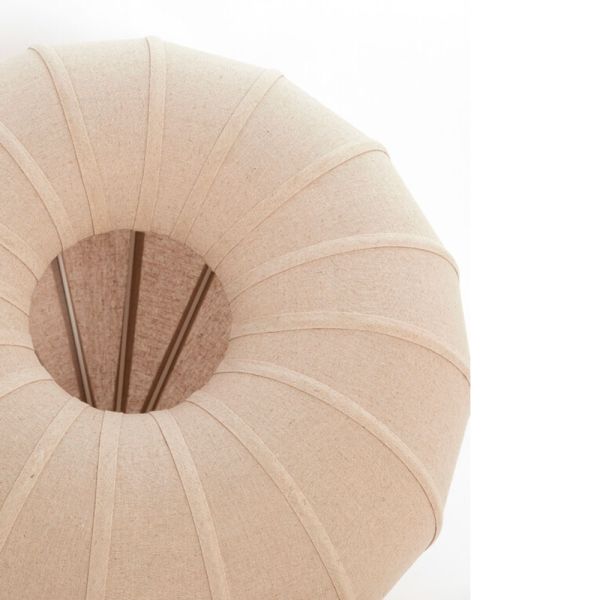 Lámpara techo lino tono natural | Tapidecor