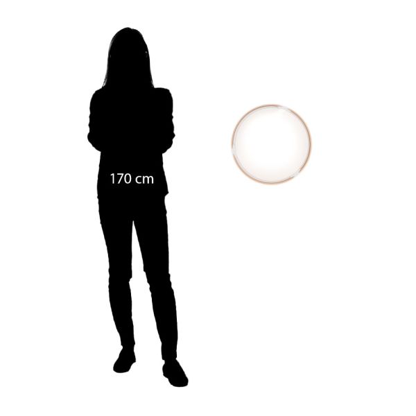 PLAFON RED. LED BLANCO -MADERA 20W 2400LM 3000K 37X37X7,5 CM