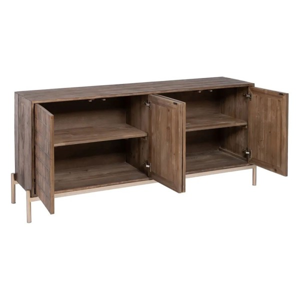 Casello in legno naturale marrone | Tapidecor