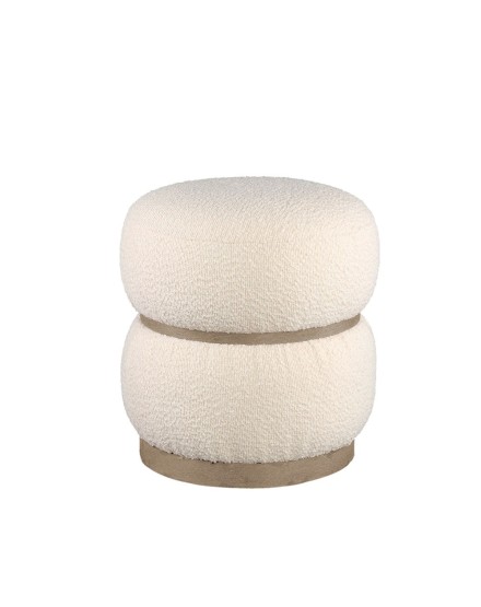 Base in legno rotonda pouff | Tapidecor