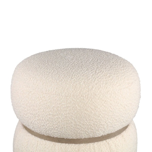 Base in legno rotonda pouff | Tapidecor