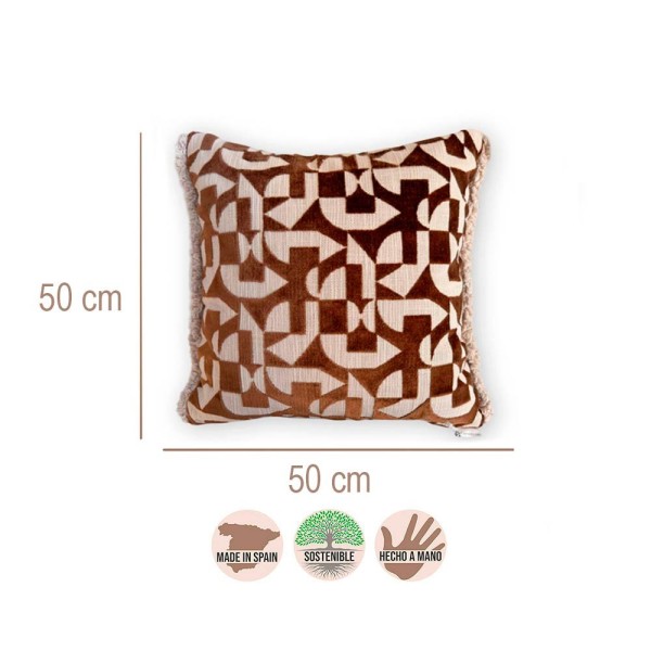 Cojín artesanal con relleno premium para cama y sofá en alta decoración elegante