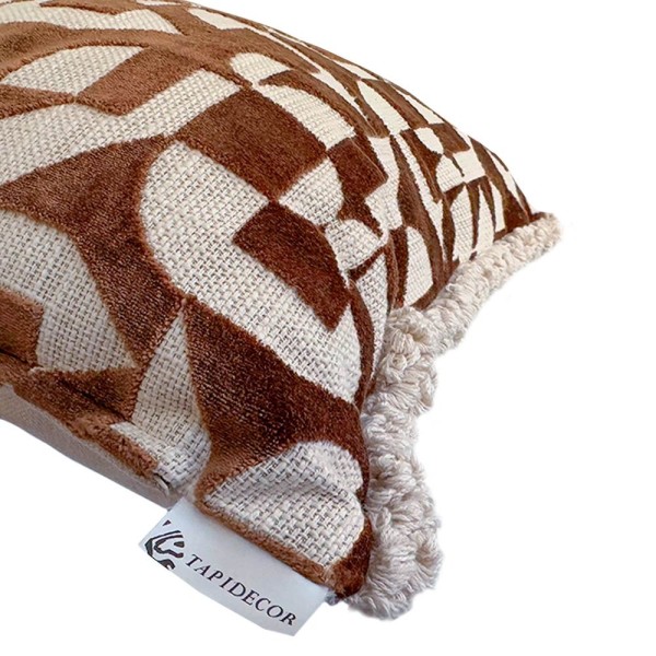 Cojín artesanal con relleno premium para cama y sofá en alta decoración elegante