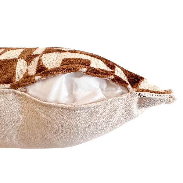 Cojín artesanal con relleno premium para cama y sofá en alta decoración elegante