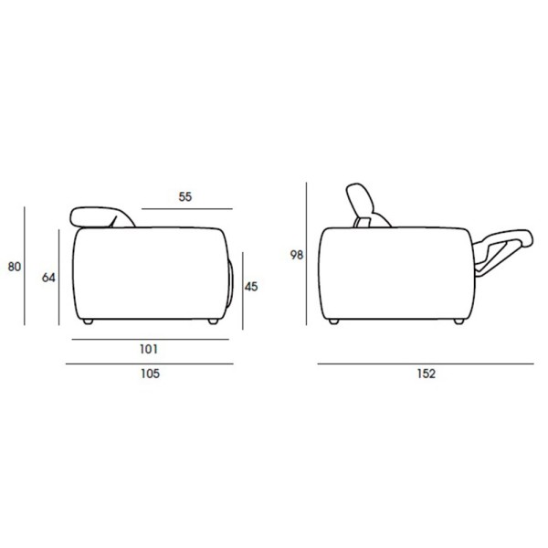 Sillón 1 Plaza Motorizado Tapizado | Máximo Confort y Estilo