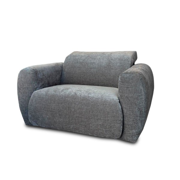 Sillón 1 plaza tapizado motorizado 115X128X93