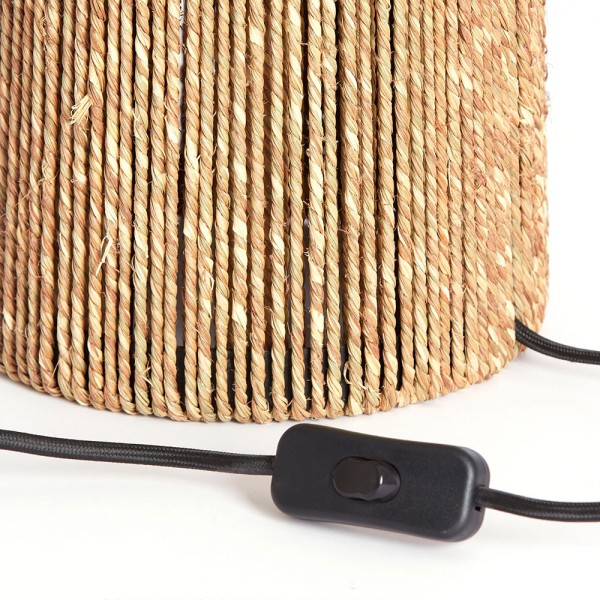 Lámpara de sobremesa de yute natural | Tapidecor