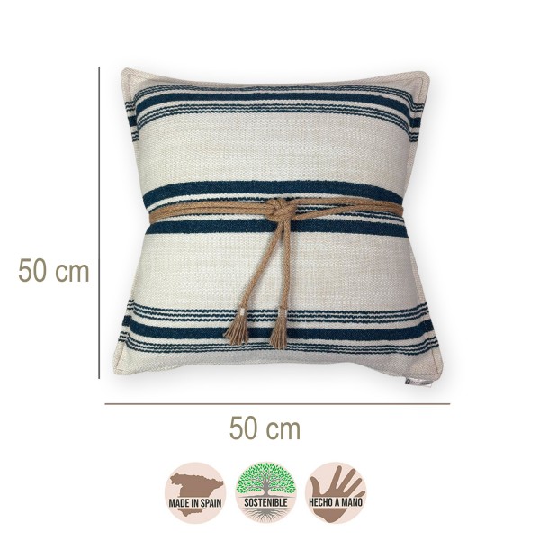 Cojín artesanal con relleno premium para cama y sofá en alta decoración elegante