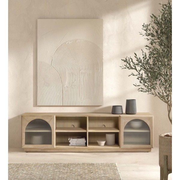 Aparador madera natural 3 puertas | Tapidecor