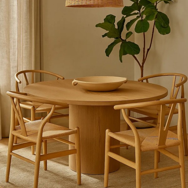 Silla madera asiento enea natural | Tapidecor