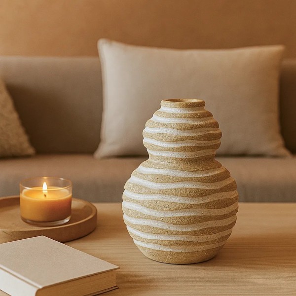 Jarrón decorativo para realzar espacios elegantes