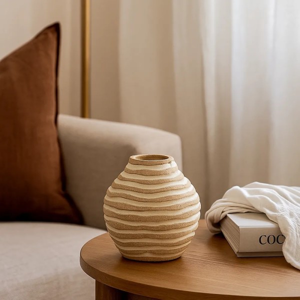 Jarrón decorativo para realzar espacios elegantes