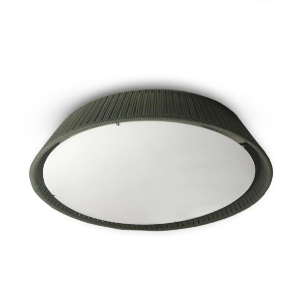 Plafón de techo cuerda verde oliva | Tapidecor