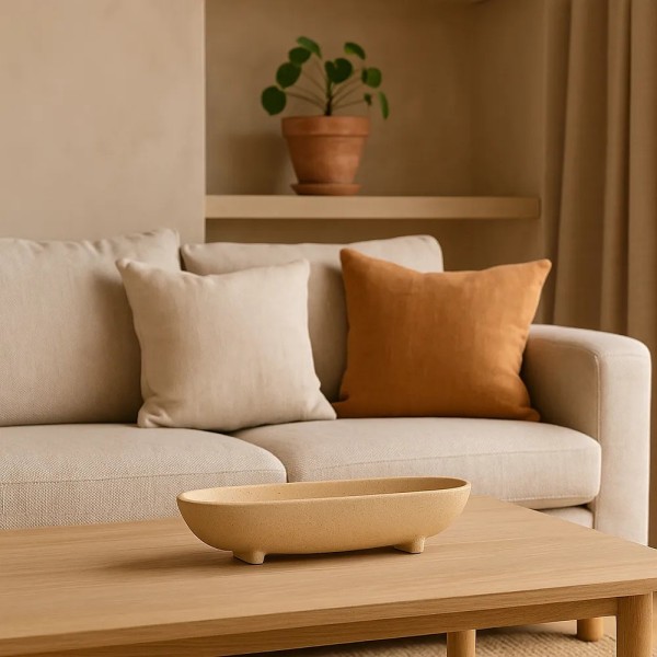 Bandeja decorativa elegante para alta decoración 