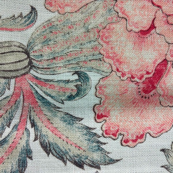 Mantel individual floral bordado base marrón 53x43 | Tapidecor