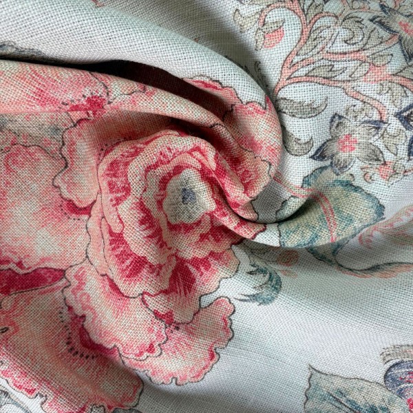 Mantel individual floral bordado base marrón 53x43 | Tapidecor