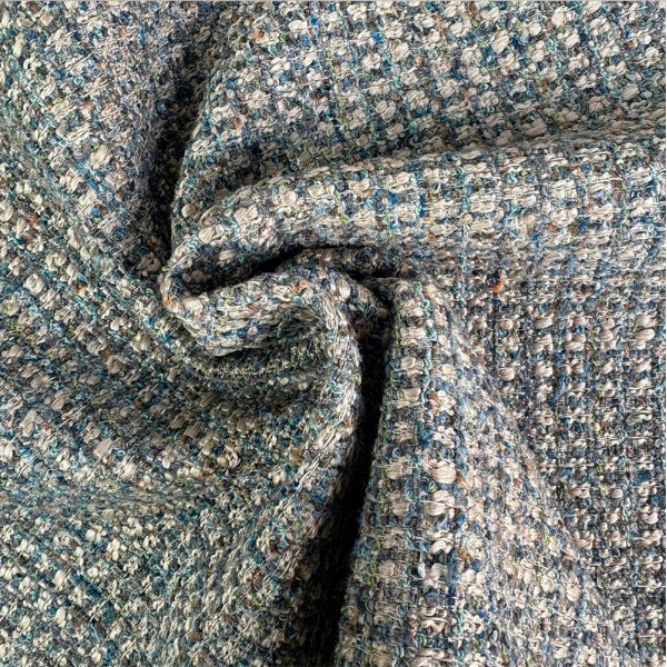 Mantel individual tela cuadros azul y beige 57x38 | Tapidecor