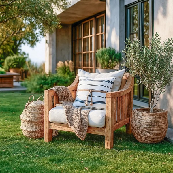 Cojín artesanal con relleno premium para cama y sofá en alta decoración elegante