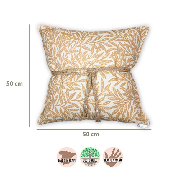 Cojín artesanal con relleno premium para cama y sofá en alta decoración elegante