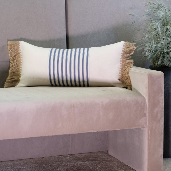 Cojín artesanal con relleno premium para cama y sofá en alta decoración elegante