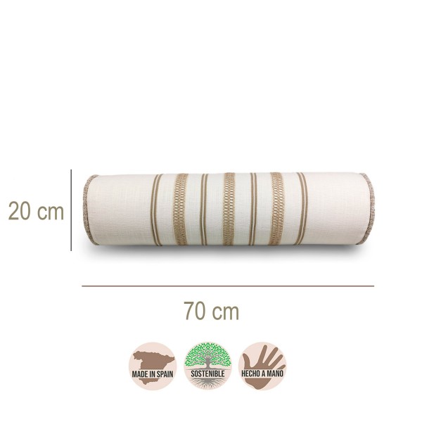 Cojín artesanal con relleno premium para cama y sofá en alta decoración elegante