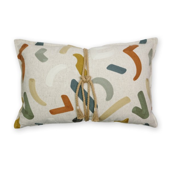 Cojín artesanal con relleno premium para cama y sofá en alta decoración elegante