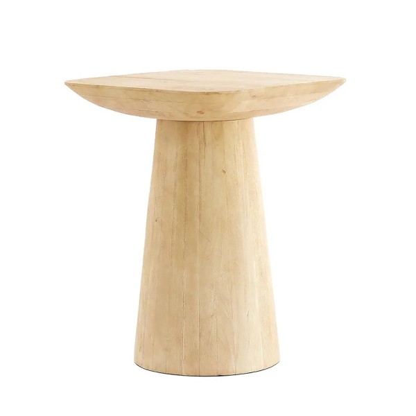 Mesa auxiliar madera pino 45x45x59