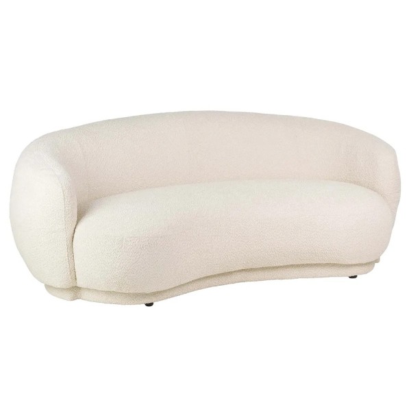 SOFA BOUCLE BEIGE  191X93X76 CM