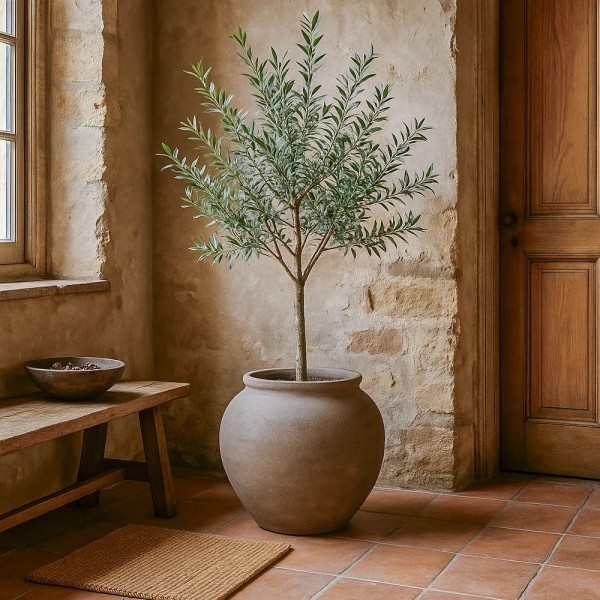 Macetero decorativo para interior y exterior en alta decoración elegante