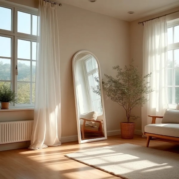 Espejo decorativo de pared y suelo para realzar tu  salón o dormitorio