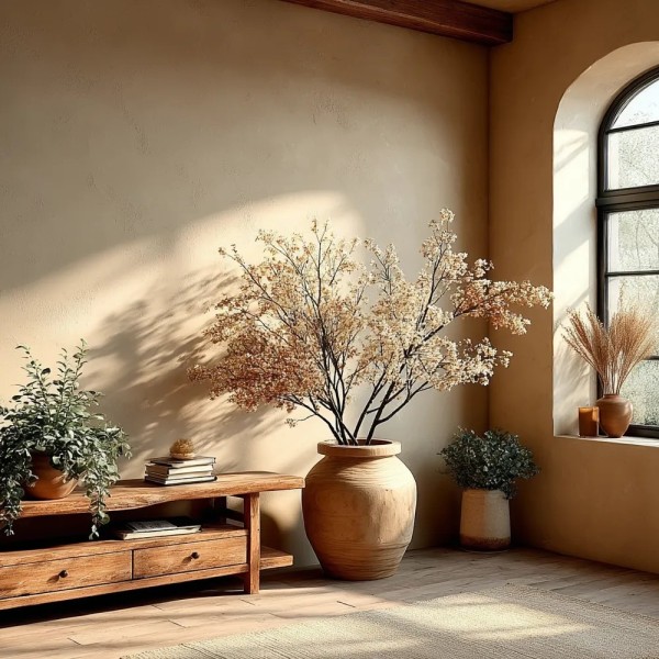 Macetero decorativo para interior y exterior en alta decoración elegante