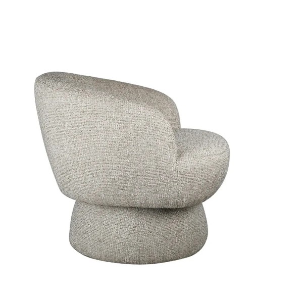 Butaca beige individual giratoria 67x74x70