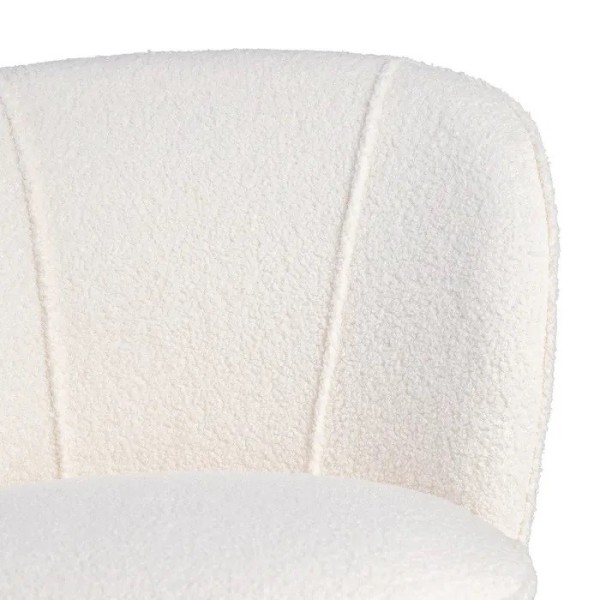 Sillón beige texturizado con patas madera | Tapidecor