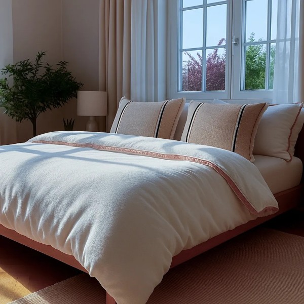 Cojín artesanal con relleno premium para cama y sofá en alta decoración elegante
