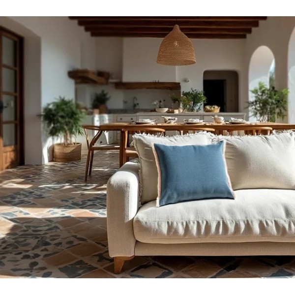 Cojín artesanal con relleno premium para cama y sofá en alta decoración elegante