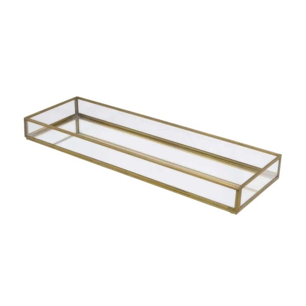 Bandeja decorativa elegante para alta decoración 