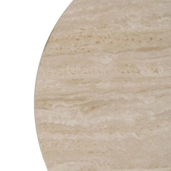 Mesa centro beige piedra MDF Medidas 90x90x45 cm