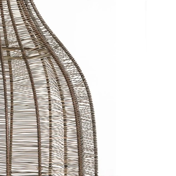 Lámpara techo metal bronce estilo alambre 25×42 | Tapidecor