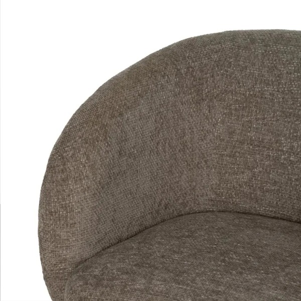 SILLON REDONDO TAPIZ. TOPO LAVABL 78X79X77 CM