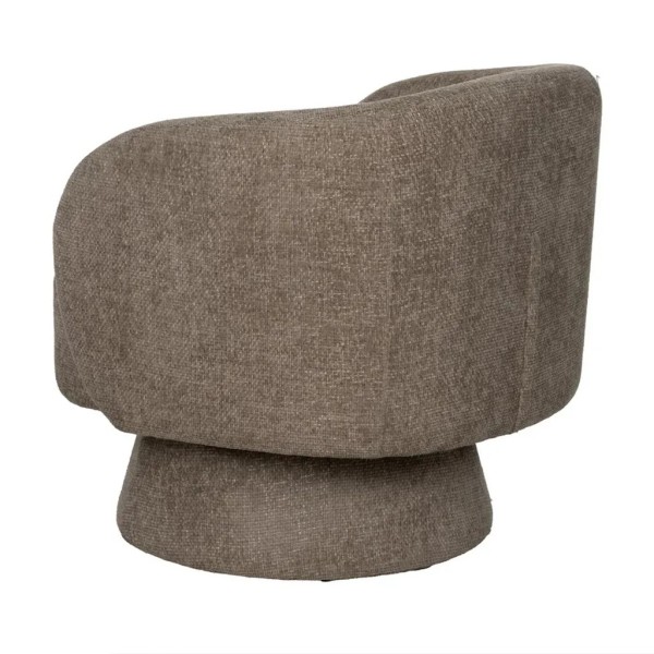 SILLON REDONDO TAPIZ. TOPO LAVABL 78X79X77 CM