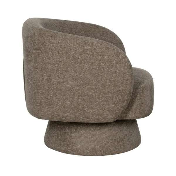 SILLON REDONDO TAPIZ. TOPO LAVABL 78X79X77 CM