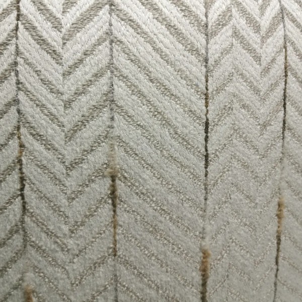 Pouff redondo espiga tonos neutros y tapa beige 64×43 | Tapidecor